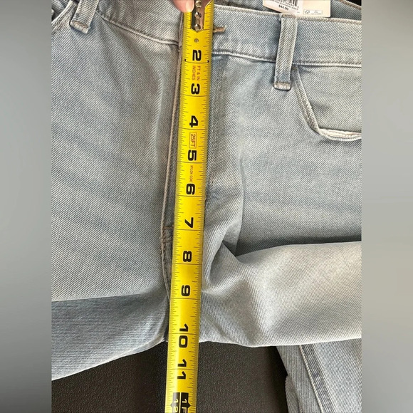 Juniors 13/31W SO Low Rise Boyfriend Jeans Relaxed Hip Thigh Straight Leg Light - Picture 6 of 14